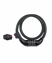 Lacat Luma Enduro Cable Match 8x80 negru C/B C36