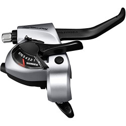 Maneta Integrata Schimbator/Frana Shimano Tourney ST-TX800-L Stanga 3 Foi Argintiu