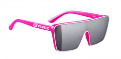 Ochelari Force Scope, lentila neagra oglinda, roz/alb - Img 2