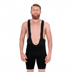 Pantaloni RYKE Bib Shorts Negri - Img 1