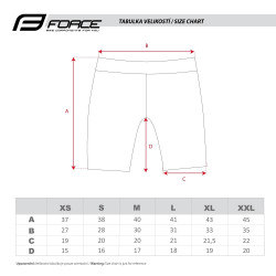 Pantaloni scurti cu bazon Force Rose Lady negru/roz - Img 4