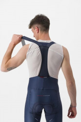Pantaloni scurti cu bretele CASTELLI Free Aero RC KIT Bleumarin-Alb