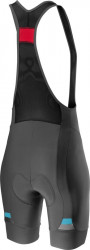 Pantaloni scurti cu bretele Castelli Prima de dama Negru - Img 2