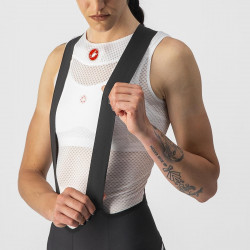 Pantaloni scurti cu bretele Castelli Velocissima 3 de dama Negru/Argintiu - Img 4