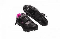 Pantofi ciclism FLR F-65 III Elite MTB - Negru Roz