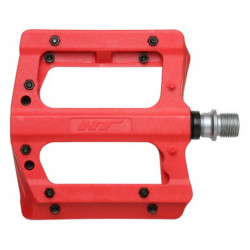Pedale cu platforma HT NANO PA12A Plastic Rosii Pini Detasabili