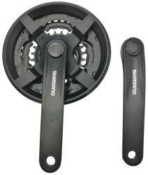 Pedalier Shimano Tourney FC-TY301 42X34X24T 175mm, negru (AFCTY301E244CL), vrac