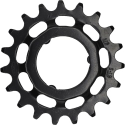 Pinion KMC pentru Shimano Cr-Mo Negru 17T 1/8