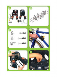 Scaun Bicicleta Fata pentru Copii BELLELLI RABBIT Multifix - Img 5