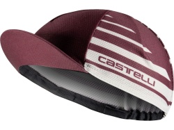 Sepcuta ciclism Castelli Classico Cap, Visiniu/Alb, UNI
