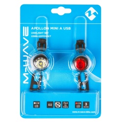 Set Flash cu Acumulator M-WAVE APOLLON MINI A USB - Img 3