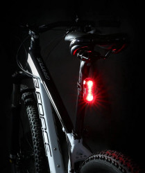 Set lumini fata+spate FORCE Express USB