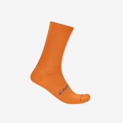 Sosete Castelli Espresso 18, unisex, portocaliu aprins, L/XL, 40-43