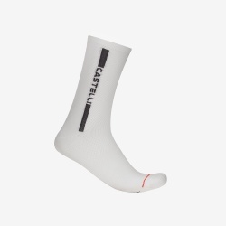 Sosete Castelli Linea Logo 15, unisex, alb/negru L/XL, 40-43