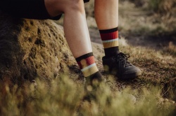 Sosete Force Stripe long negre S-M (36-41) - Img 2