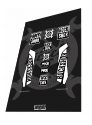 Stickere adezive furca ROCKSHOX Pike OEM 2016