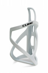 Suport Bidon CUBE Bottle Cage HPP Left-Hand Sidecage matt white n glossy black