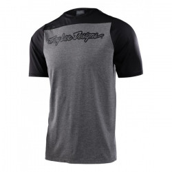 Tricou Bicicleta Troy Lee Designs Skyline Air Ss Heather Gray / Black