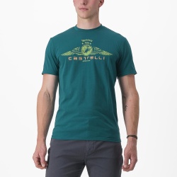 Tricou casual Castelli Armando 2 Tee, Turcoaz, M - Img 1