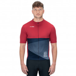 Tricou Ciclism CUBE ATX Jersey Full Zip Red