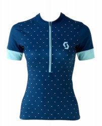 Tricou ciclism maneca scurta SCOTT Endurance 20 Grey Blue Dama
