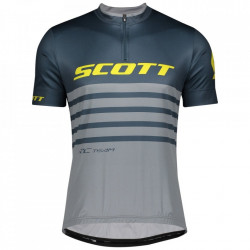 Tricou ciclism maneca scurta SCOTT RC Team Grey-Yellow