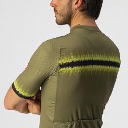 Tricou cu maneca scurta Castelli Grimpeur Kaki - Img 4