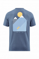 Tricou CUBE Organic T-Shirt Mountains Dark Blue - Img 4