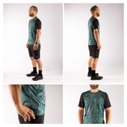 Tricou Force MTB Move maneci scurte, Verde Inchis XXXL - Img 3