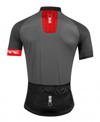 Tricou Force Square maneci scurte gri/rosu - Img 2