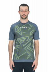 Tricou maneca scurta CUBE ATX Round Neck Jersey TM Olive