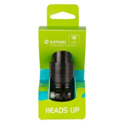 Adaptor Ghidon Reglabil Aluminiu 11/8 negru Satori - Img 3