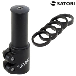 Adaptor Ghidon Reglabil Aluminiu 11/8 negru Satori - Img 4