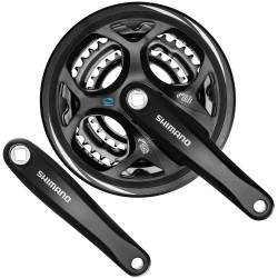 ANGRENAJ PEDALIER SHIMANO ALTUS FC-M311-L 42X32X22 T BRAT 175MM 7/8 VIETZE NEGRU