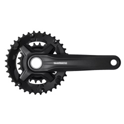Angrenaj pedalier SHIMANO FC-MT210-B2 36x22T Brat 175 mm 2x9 Viteze