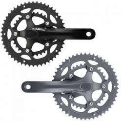 Angrenaj Shimano Claris FC-2450 Ax Octalink 2x8 V 46-34T Brat 165mm Negru