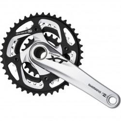 Angrenaj Shimano XT FC-M780 42X32X24T 175mm 10 viteze Hollowtech 2 argintiu