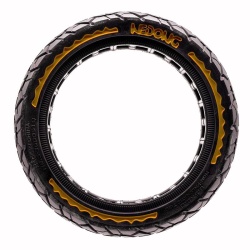 Anvelopa plina trotineta Ultra-Light Nedong 8.5x2-6.1/B34 negru/galben - Img 3