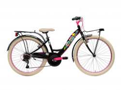 Bicicleta Adriatica CTB 24 Donna 6V Neagra