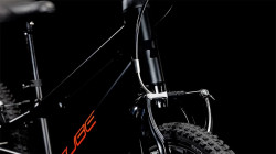 Bicicleta copii CUBE Numove 140 black´n´orange