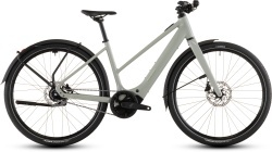 BICICLETA ELECTRICA CUBE EDITOR HYBRID SLX 400X FE TRAPEZE REEDBEIGE CHROME