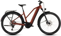 BICICLETA ELECTRICA CUBE NURIDE HYBRID PRO 800 TRAPEZE CHILLI BLACK - Img 3