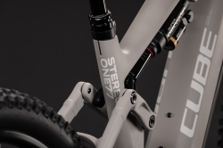 BICICLETA ELECTRICA CUBE STEREO HYBRID ONE77 HPC RACE 800 OATGREY YELLOW 2027 L - Img 4