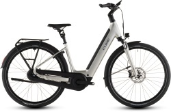 BICICLETA ELECTRICA CUBE SUPREME RT HYBRID COMFORT EXC 600 EASY ENTRY CHAMPAGNE GREY