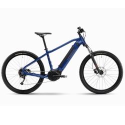 Bicicleta electrica MTB Hardtail HAIBIKE Alltrack 4 27.5 i500Wh 9-G Alivio Cool Blue Leather