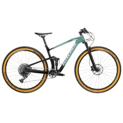 Bicicleta Full Suspension KROSS Earth 3.0 Green Black 29" Carbon - Img 2