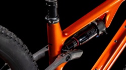 Bicicleta MTB Full Suspension CUBE AMS ONE11 C:68X Pro 29 electricorange´n´carbon