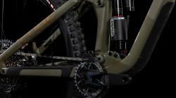 Bicicleta MTB Full Suspension CUBE Stereo ONE77 C68X TM 29 dustyolive´n´gold