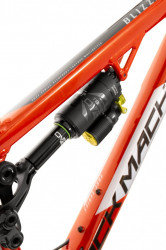 Bicicleta MTB Full Suspension Rock Machine Blizzard TRL 70-29 29 Gloss Metallic Orange/Silver/Black