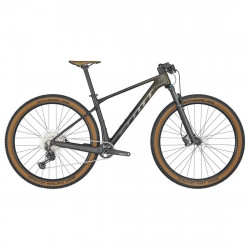 Bicicleta MTB Hardtail SCOTT Scale 925 Candy Yellow Flakes Raw Carbon